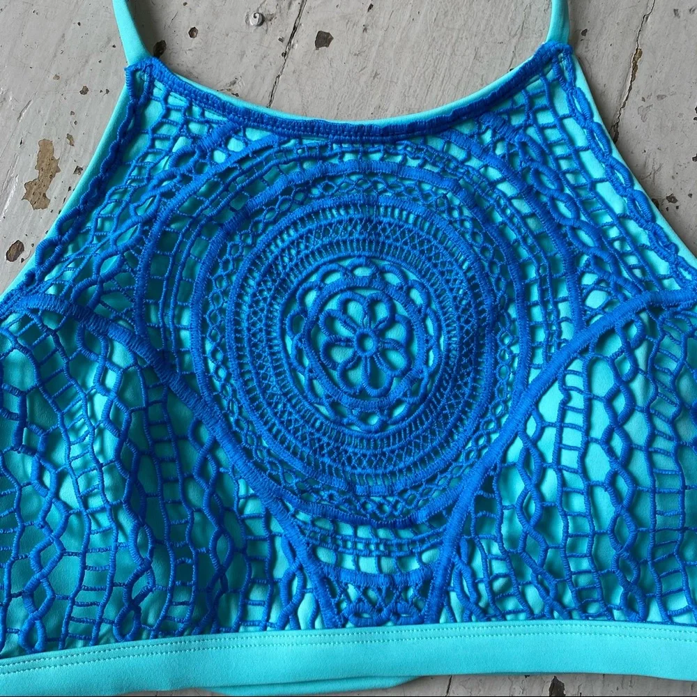 Justice Crochet Lace Swimwear Separates Top 20